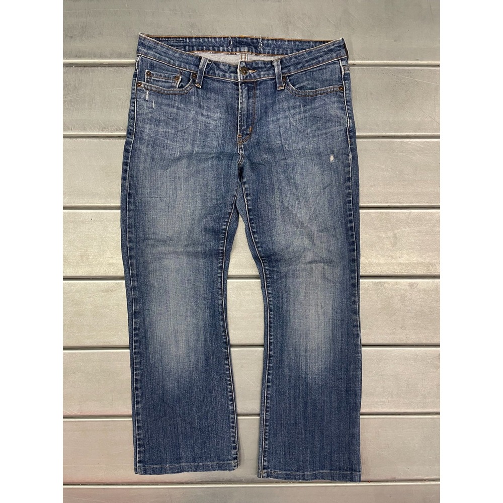 Levis Bootcut Jeans Womens 33x28 Blue Medium Wash‎ Denim